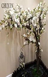185 cm Fiori di seta artificiale Bellissima vivida Magnolia Fiori decorativi Vine per Wedding Home Decoration Accessori 5754721