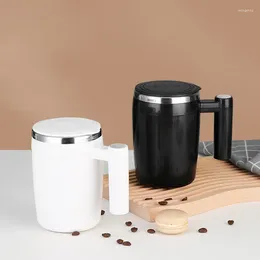 Mugs Self Stirring Mug Coffee Cup USB Rechargeable Automatic Magnetic 380ml Mixing Stainless Steel