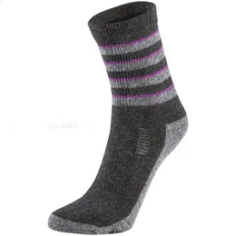 Kids Winter Merino Wool Shoring Socks for Children 50% Sport na świeżym powietrzu ciepłe Euro Rozmiar 31-34 240428