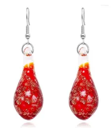 Dangle Chandelier JEL Handmade Murano Glass Drop Earrings For Women Lampwork Jewelry Female Water Earring Christmas Gift Fashion8145478