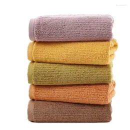 Toalha Fibra de bambu de bambu Solid Candy Color Face engrosse Acessórios de banheiro de banho doméstico macios absorventes têxteis domésticos