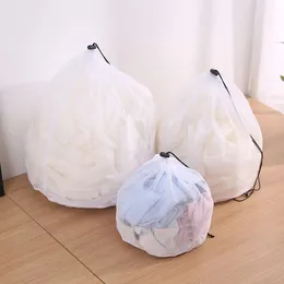 Clothing Washing Bag Drawstring Net Bag Bra Net Bag Storage Bag Laundry Bags Thickened Drawstring Thick And Thin Net Laundry Bag