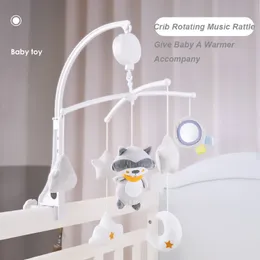 Cartoon Baby Crib Mobiles Rattles Music Educational Toys Bed Bell Carousel for Cots Infant Baby Toys 0-12 Months for Newborns LJ201113 306o
