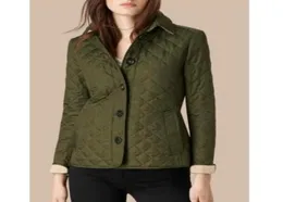 Limited Classic Women England Fashion Diamond Jacket British Quilted Blazers Solid Coat Single Breasted Slim London Brit Jackets B8262761