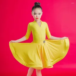 Stage Wear 2024 Girl's Latin Dance Dress Профессиональная конкуренция.