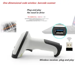 Scanners New Laser Wireless 1d Barcode Scanner Barcode Reader Bar Code Reader Handheld Usb Cable for Supermarket for Pos Plug and Play