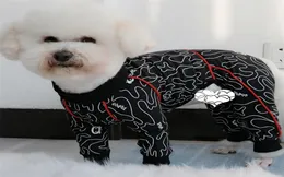 Salto per cani da compagnia sottile cucciolo da 100 cotton abiti da pigiama a maniche lunghe per cagnolini felpate chihuahua barboncino esterno t1569805