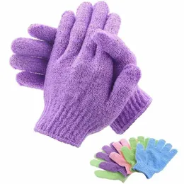 Bath Tools Accessories Body scrub exfoliating gloves peel off Bast Wisp massage moisturizing SPA foam sponge skin care wash cloth shower accessories Q240430