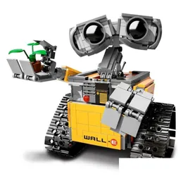 Model Building Kits Lepins Blöcke Film Wali Elon Moschus Roboter kleine Partikel zusammengebaut Block Buster Toys Weihnachtsgeschenk -Drop -Lieferung DH8TX 255T