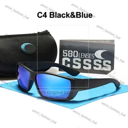 580p Óculos de sol 2024 Novo designer masculino para mulheres preto azul polarizado Os óculos de viagem Costa Costa Man Fashion Mody Costas Glasses 2610