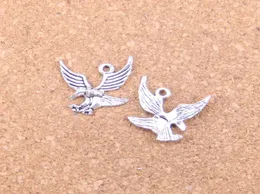 150pcs Antigo Bronze prateado banhado de águia Hawk Charms pendente de colar de colar de colar de pingente achados 2020mm4109975