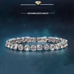 2024 New Designer 1 8 K Platinum Au 750 Bracelet Sparkling Rose Gold Transparent Crystal Diamond Original Bracelet Romantic Jewelry Gift 1