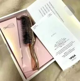 Japanskt varumärke Massager Ren kam hårmassagerplastpenselpaddelborste hårkam Bekväm hårbotten