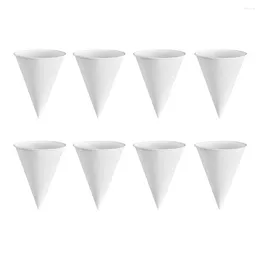 Disposable Cups Straws Environmentally Friendly And Leak-proof Paper 250 Of Perfect Snow For Children's Parties/Weddings Dropship