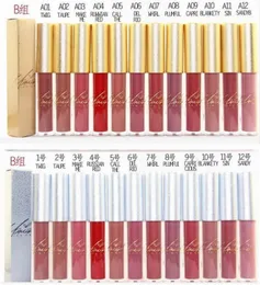 Epacket Makeup Silver Box Matte Liquid Liquid Lipstick Nonstick Cup Lip Gloss12さまざまな色1649387