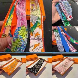 TWILLY Tie Odyssey Women Man Designer 2023 Masowe panie z literami wzorów szyjki jedwabny kolor oryginalne wydanie