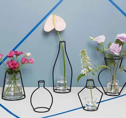 Kreatywny żelazny wazon szafka na doniczki kwiatowe półki bardian żelazne wazon dekoracja dochodowrzyczniowe organizator akcesoria dekoracji domowej 5615263