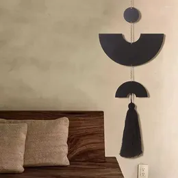 Dekorative Figurenregale Holzschwingungsseilwandmontage Schwimmpflanze Blumentopf für Wohnzimmer Home Dekoration