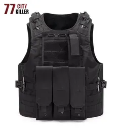77City Killer Combat Hunting Molle Vest Soldier Tactical Vest Army CS Jungle Camouflage Carrier Shooting6738732