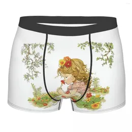 Underpants Custom Sarah Kay 어린이 화가 속옷 남성 스트레치 아티스트 Manga Boxer Briefs 반바지 반바지 팬티 Homme