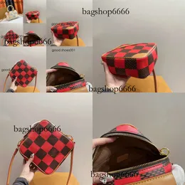 Women Designer Chess Messenger Men Fashion Square Box Spring and Summer Classic Damier Checkerboard Shoulder Crossbody Handbag Makeup Cell Phone Bag Hbag