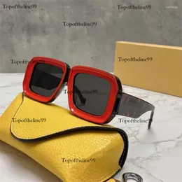 Sonnenbrillen Koffer Taschen Designer großer Rahmen dicke Brille für Männer Schatten Reisen Goggle Mode Farbe Spleißen quadratische übergroße Frauen Original Edition