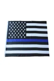 Factory diretto intero 3x5fts 90cmx150cm agenti delle forze dell'ordine USA USA USA American Shin Blue Line Flag LX30069060220