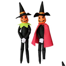 Other Festive & Party Supplies Halloween Pumpkin Elf Home Office Tabletop Decoration Baby Kids Creative Toys Drop Delivery Garden Dhvoa