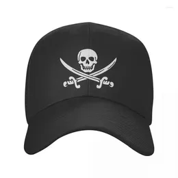 Ball Caps Classic Unisex Jolly Roger Skull Baseball Cap Adult Pirate Adjustable Dad Hat For Men Women Sports Snapback