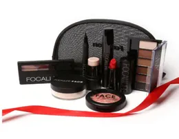 Kit per strumenti Makup 8 pezzi per trucco da 8 pezzi incluso rossetto opaco per ombretto con set di trucco per campeggio per regalo1314138