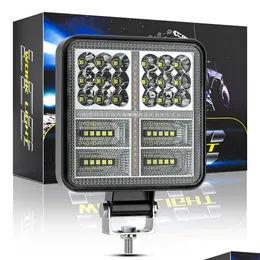 Light Bars Working Lights LED -Arbeiten 177W 59LED Spotlight Square 12V 24 V DRL -Auto -Lampe für LKW SUV 4WD 4x4 Boot ATV Jeep Traktor Fog St otdmj