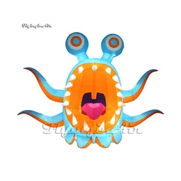 wholesale Attractive Lighting Inflatable Alien Bug 3m 10ft Cartoon Animal Balloon Blow Up Monster For Dancing Party And Concert Stage Decoration