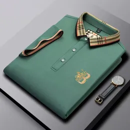Новая весенняя роскошная итальянская мужская дизайнерская дизайнерская рубашка поло High Street Emelcodery Pony Print Clothing Мужская рубашка поло 8 размер цветовой