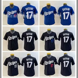 Бейсбольные трикотажные изделия бегают одежду 2024 Dodgers Kids 'Fan Fan Edition № 17