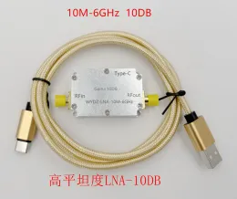 Усилитель 10 мм 6 ГГц высокий плоскостный усилитель LNA 10DB/20/30/40DB RF -сигнал, управляющий приемником, передняя часть передней части