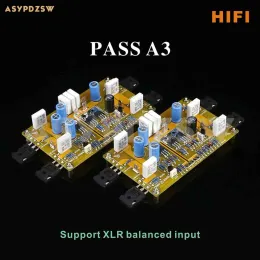 Verstärker HiFi Pass A3 Einered -Klasse -A -Leistungsverstärker 30W+30W Unterstützung XLR -Eingangs -PCB/DIY -Kit/Fertig -Board
