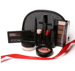 Makup Tool Kit 8 adet Makyaj Kozmetikleri Makyaj Göz Farı Matte Ruj Makyaj Çantası Makyajı Set 2151508