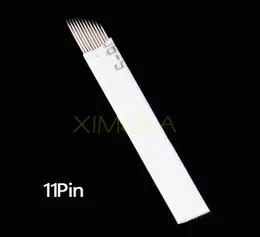 11 Pin Permanent Makeup needle blade Eyebrow bladeTattoo tool Microblading Needles For 3D Embroidery Manual Tattoo accessories 5563841