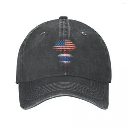 Boll Caps American Flag Thai Roots Thailand T-shirt gåvor Present Birthday Pride Cowboy Hat
