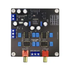 Förstärkare DLHIFI Single PCM1794A PCM1794 DECODER GOLDPLATED Black PCB HIFI 24BIT 192KHz NE5534 NE5532 OP AMP DAC BOARD FÖR HIFI AMPLIFIER