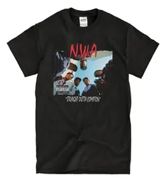 2020 Fashion Summer Style NWA Straight Outta Compton Black Tshirt Shirt9940278