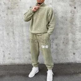 Men's Tracksuits streetwear Men's clothes matching suit Summer men's casual suit Men's sports loose woolen sweater teenagers Shorts Set