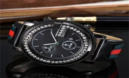 2019 Luxury Diamond Crystal Dial Min Men Women Quartz Orologi in pelle Watch Band Fashion ha logo orologi da uomo Wole WA2147536