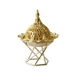 Mini Gold Metal Incense Burner Hot Sale Simple Middle East Arab Personality Incense Burner Table Decoration