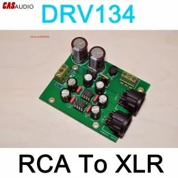 앰프 DRV134 RCA 균형 잡힌 XLR 어댑터 컨버터 DRV134 고성능 RCA에서 XLR 컨버터 프리 앰프 오디오 앰프에 불균형