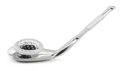 Ny Gold Silver Mini Reting Pipe Portable Aluminium Alloy Golf Ball Shape Innovativ design av hög kvalitet magnet avtagbar CAK4082341