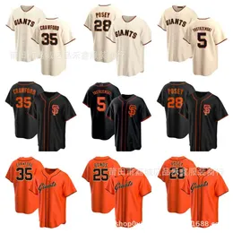 Baseball Uniform Giants 25 Bonds Embroidered Large Short Sleeved Cardigan