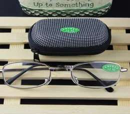 Мини -складные очки для чтения с корпусом складываемой RX от 10 до 40 Presbyopia Hyperopia Pocket Reader5740259