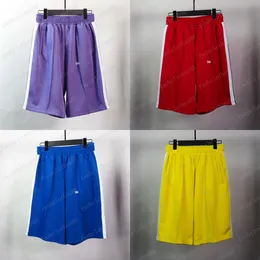 Men shorts designer masculino calças curtas femininas impressão de letra de faixa casual Roupos de cinco pontos Summer Beach Clothing Tamanho asiático