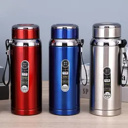Edelstahl Thermoskaltes Wasser THEMO -Flasche für Tee oder Kaffee trinken Vakuumkolben Wärme Vase Isoliert Becher Tasse 240423